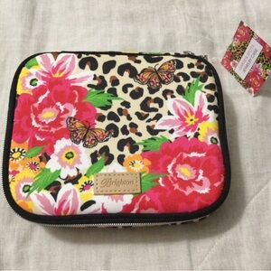 Brighton Floral and Leopard Print Travel Bag